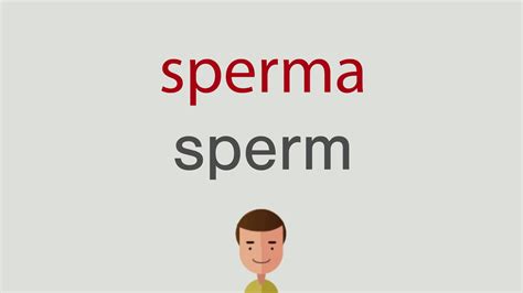 sperma auf englisch|English translation of 'Sperma' .